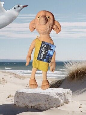 The Noble Collection Harry Potter Dobby Plush in Yellow Tunic